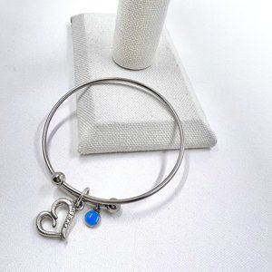 BSD – Revive Heart Charm Silver Tone Bracelet